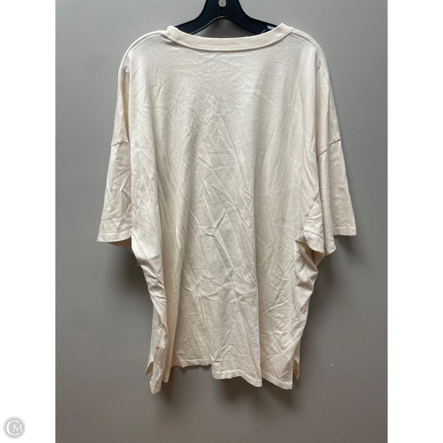 Top Short Sleeve Basic By Aerie In Cream, Size: Xl
