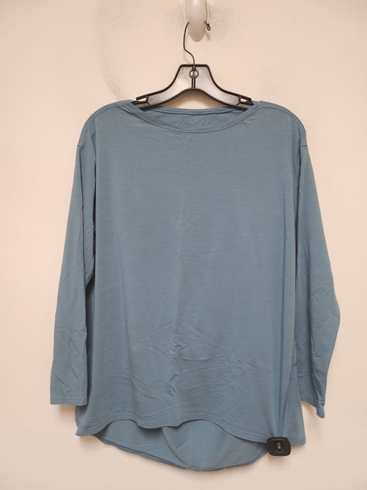 Athletic Top Long Sleeve Crewneck By Lululemon In Blue, Size: S