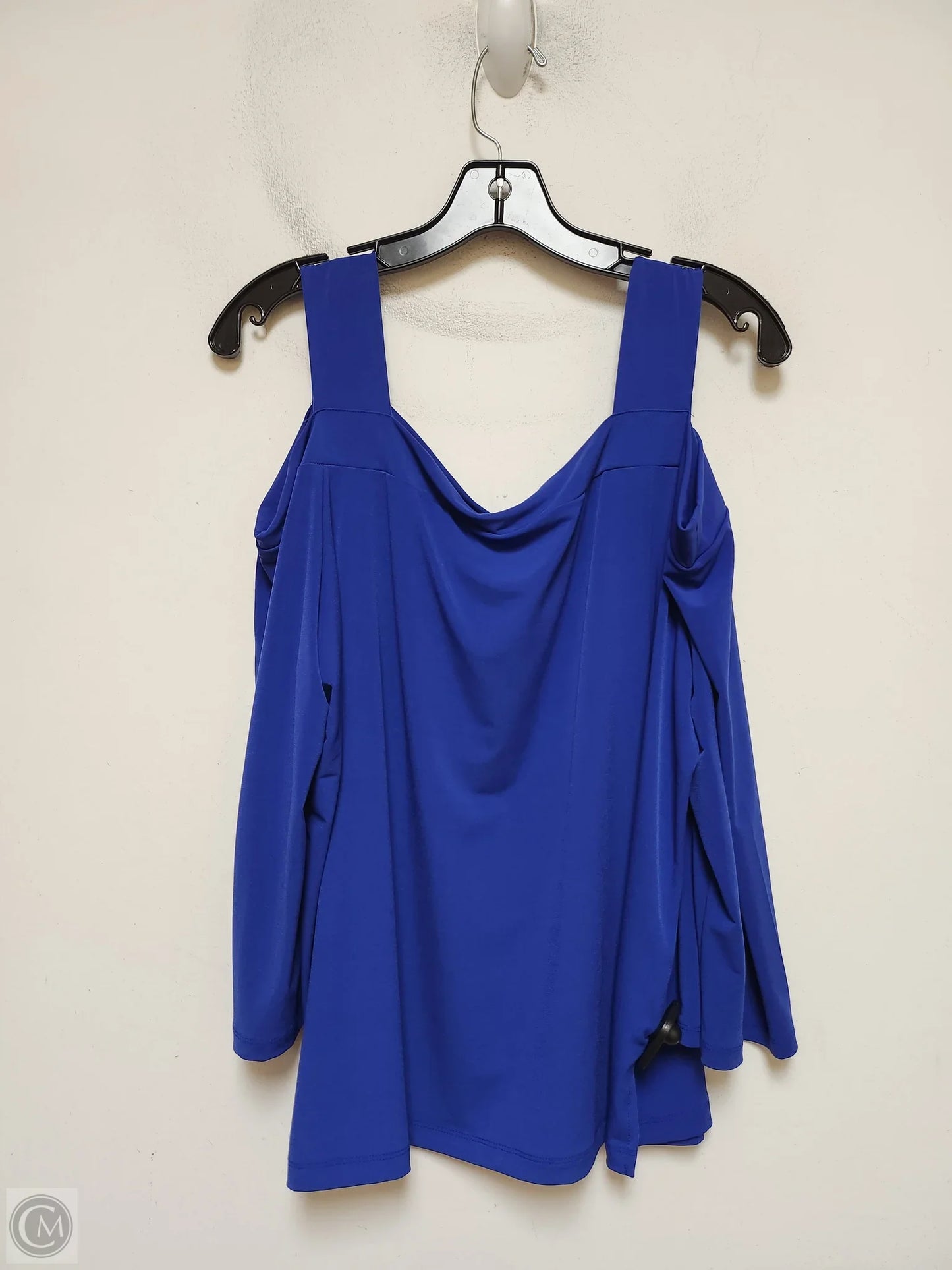 Top Short Sleeve By Chicos In Blue, Size: Xl