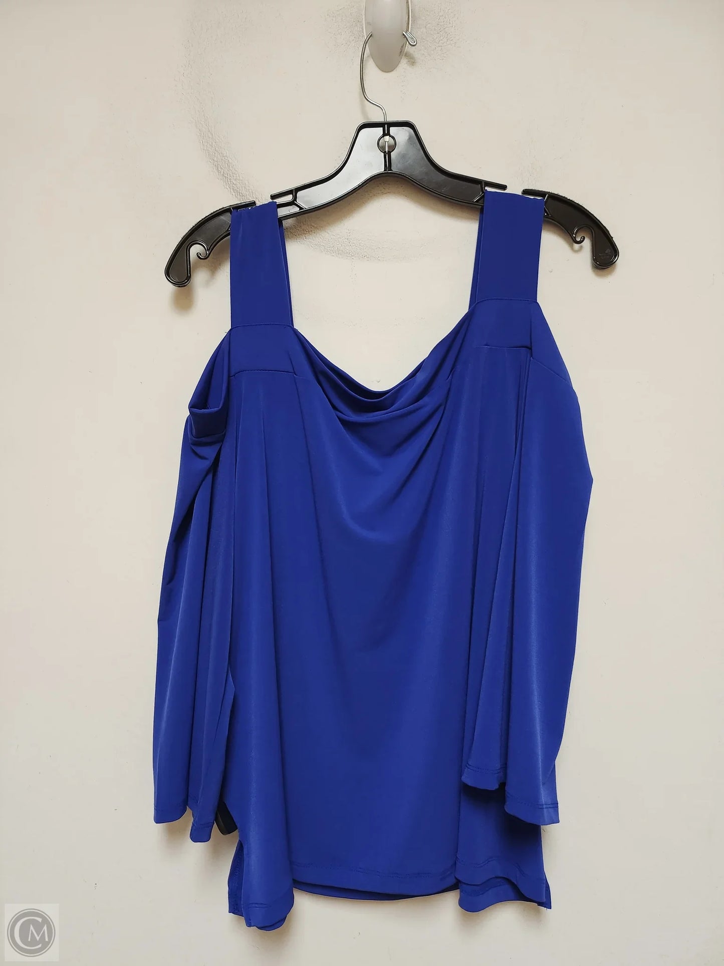 Top Short Sleeve By Chicos In Blue, Size: Xl