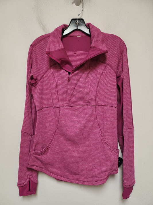Athletic Jacket By Lululemon In Pink, Size: M