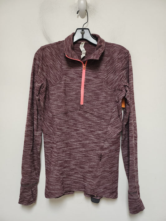 Athletic Jacket By Lululemon In Maroon, Size: 8