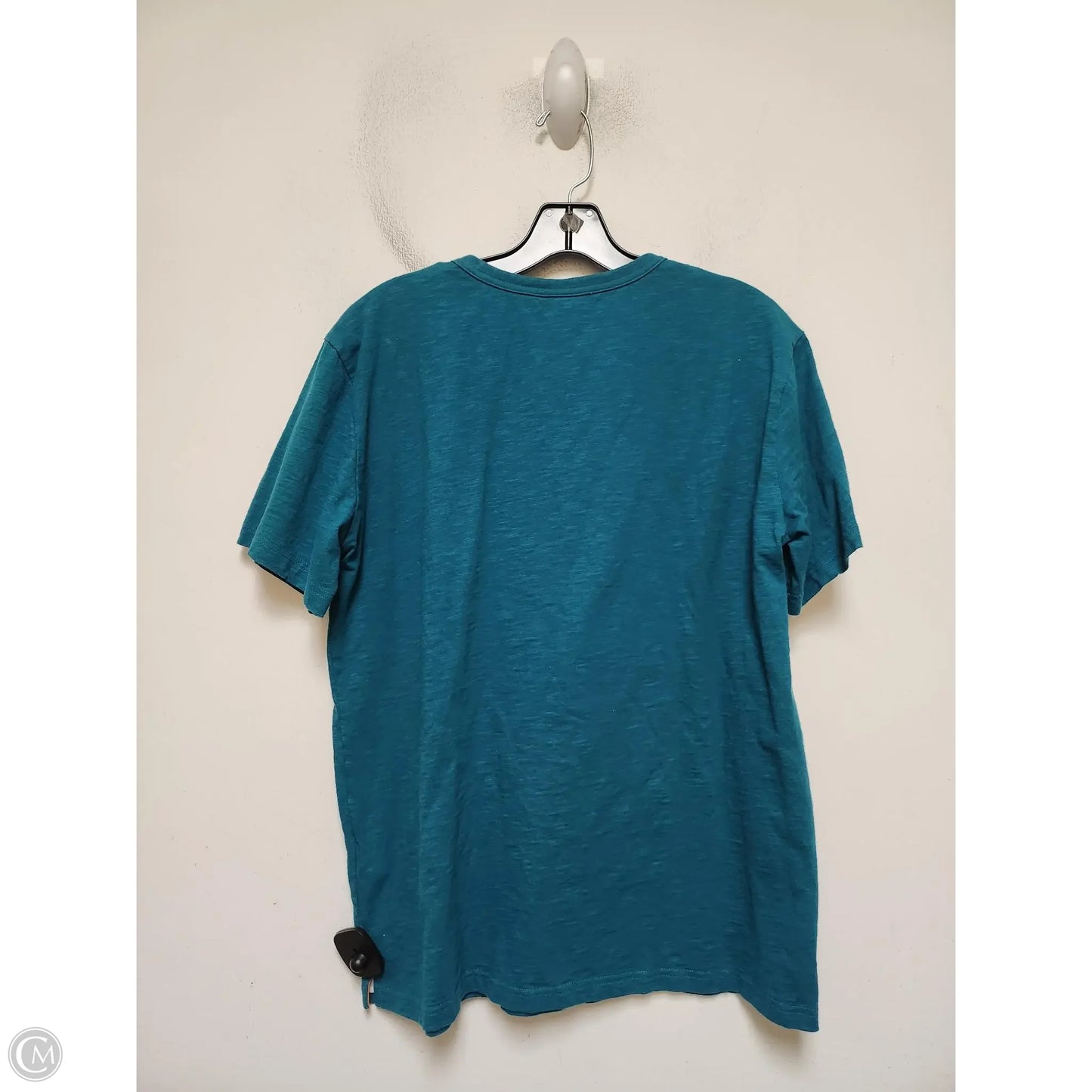 Top Short Sleeve By Walt Disney In Teal, Size: M