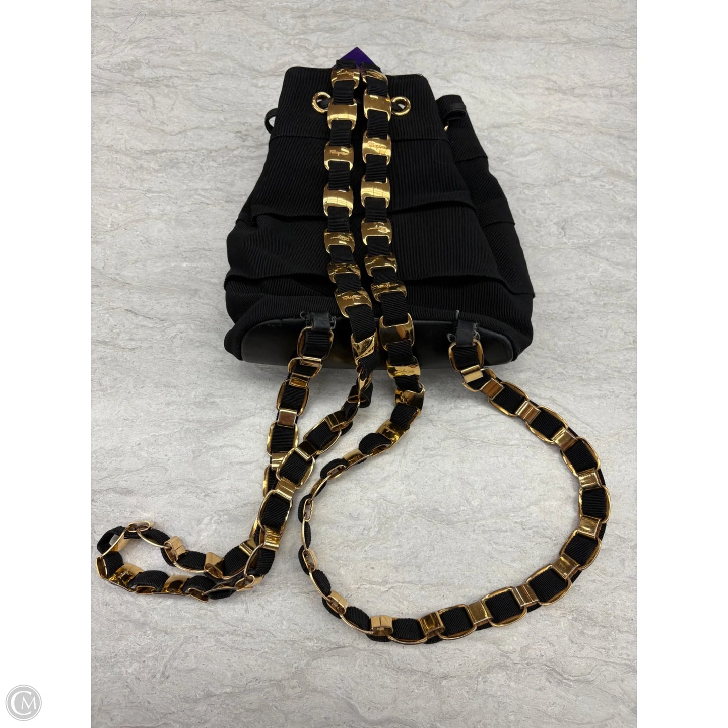 Backpack Designer By Ferragamo, Size: Small