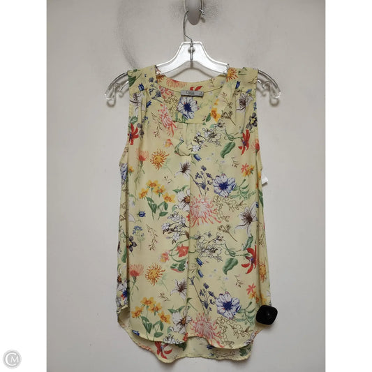 Top Sleeveless By Dalia In Floral Print, Size: S