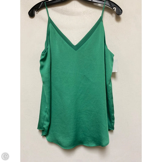 Top Sleeveless By Express In Green, Size: S