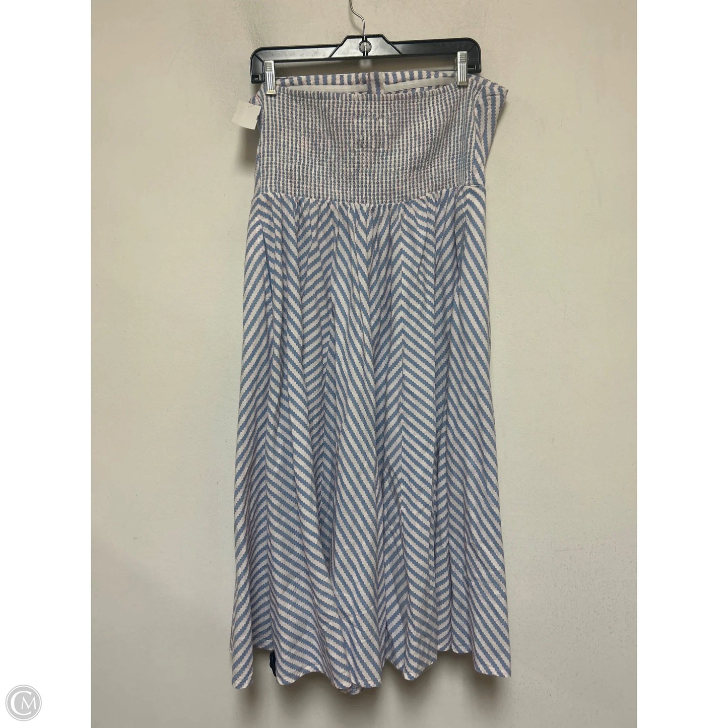 Dress Casual Midi By Maeve In Striped Pattern, Size: L