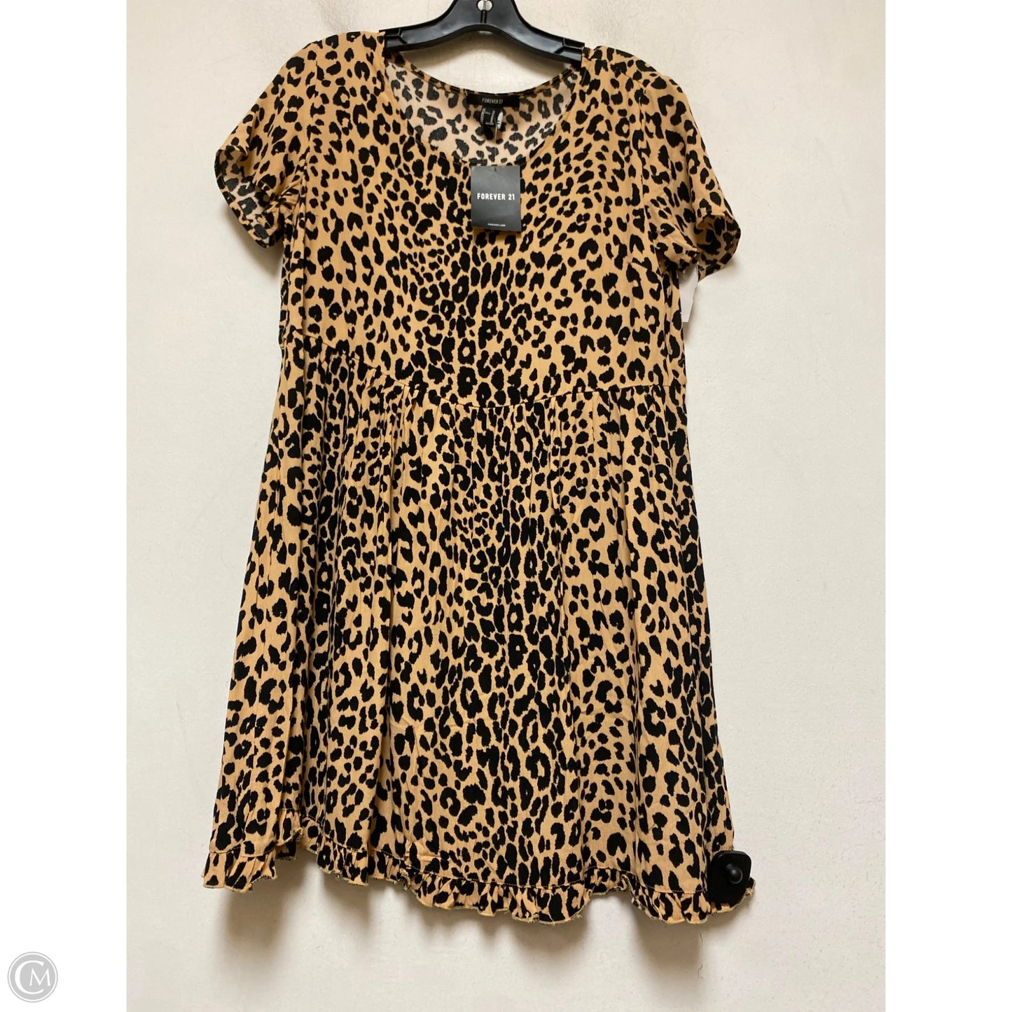 Dress Casual Short By Forever 21 In Animal Print, Size: M