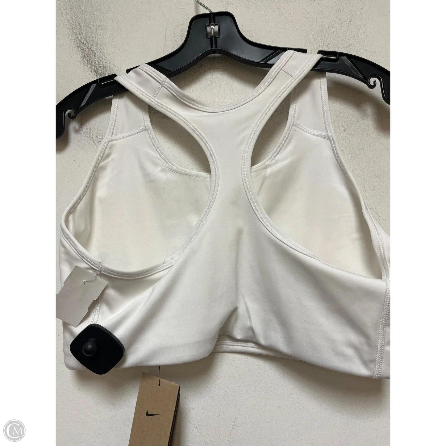 Athletic Bra By Nike Apparel In White, Size: 2x