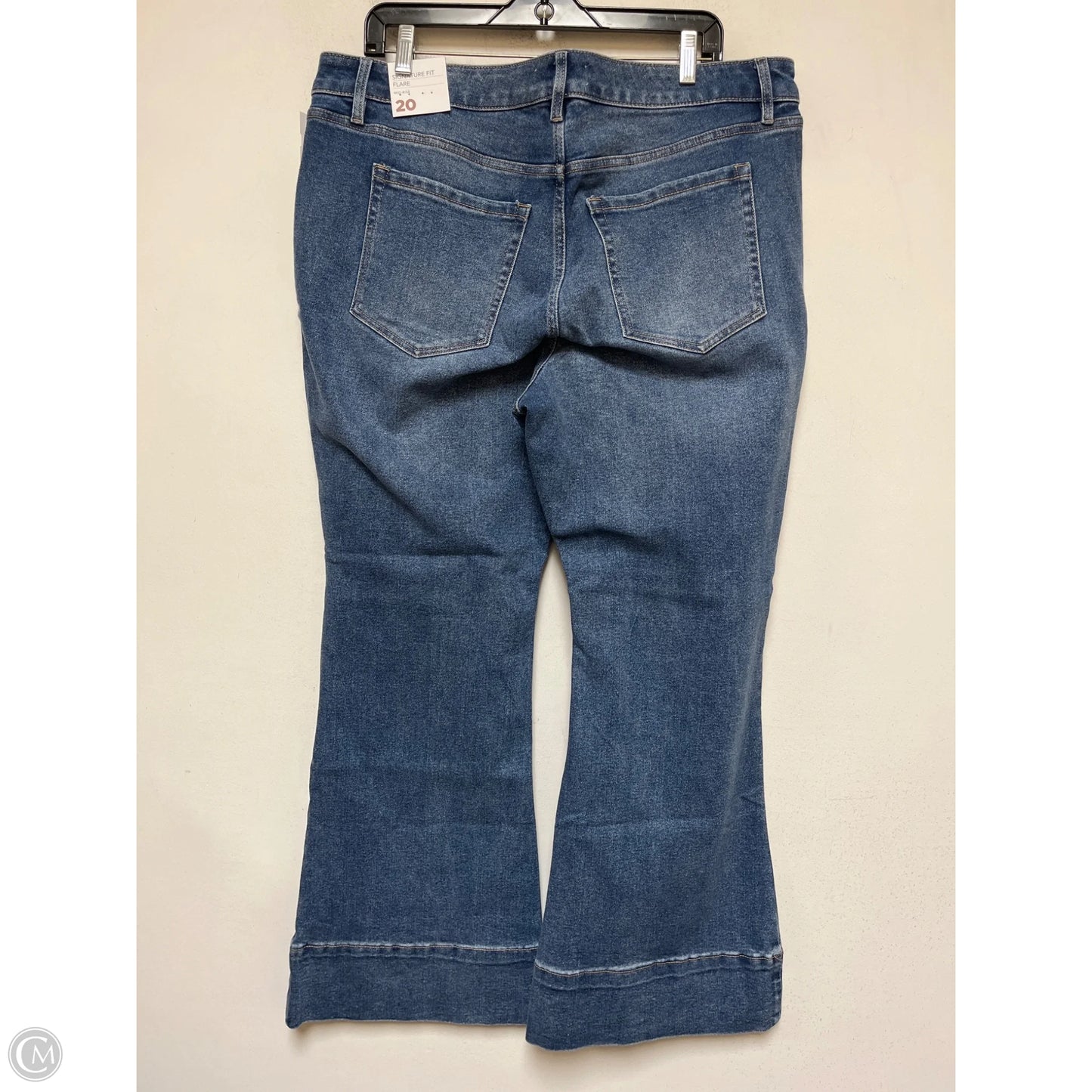Jeans Flared By Lane Bryant In Blue Denim, Size: 20
