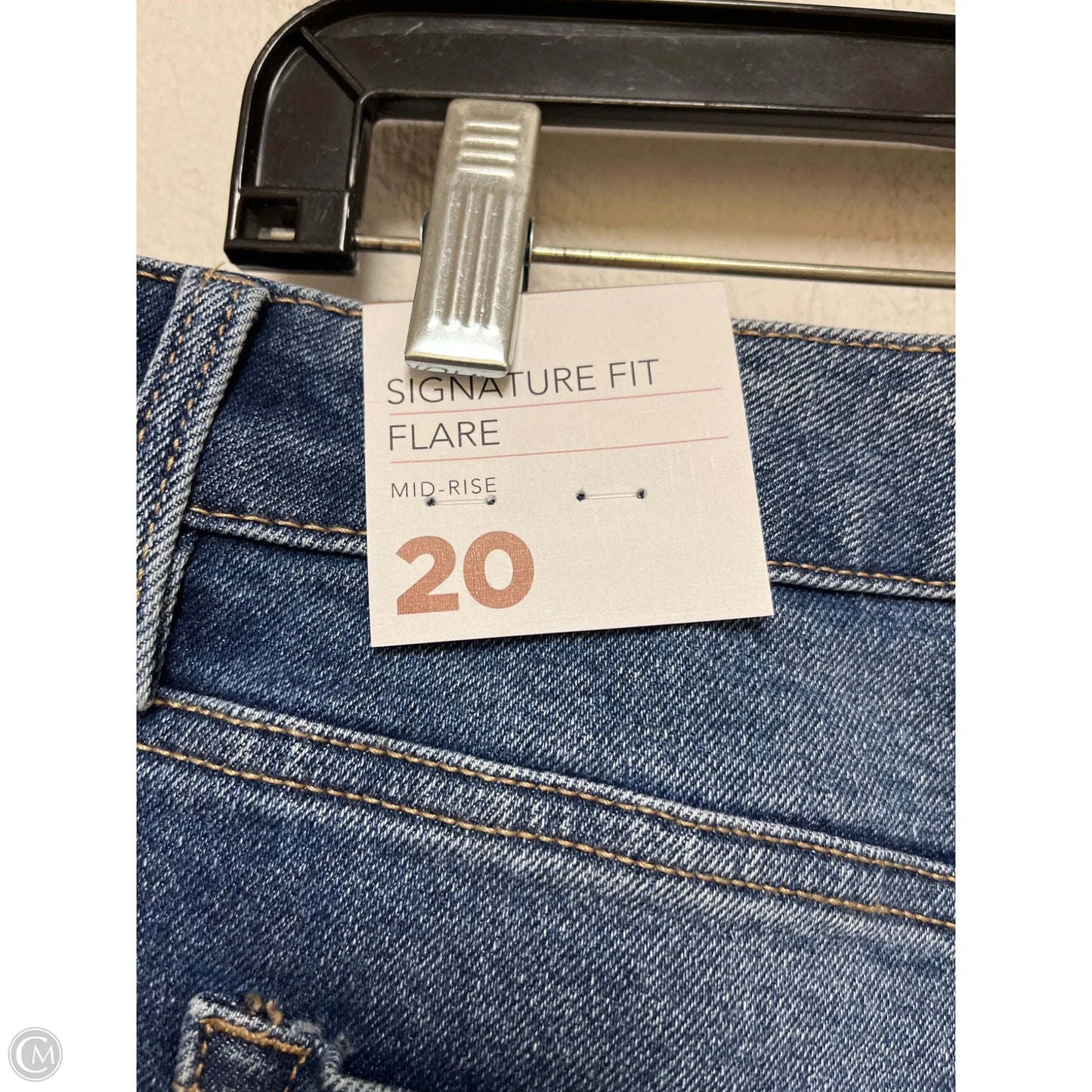 Jeans Flared By Lane Bryant In Blue Denim, Size: 20