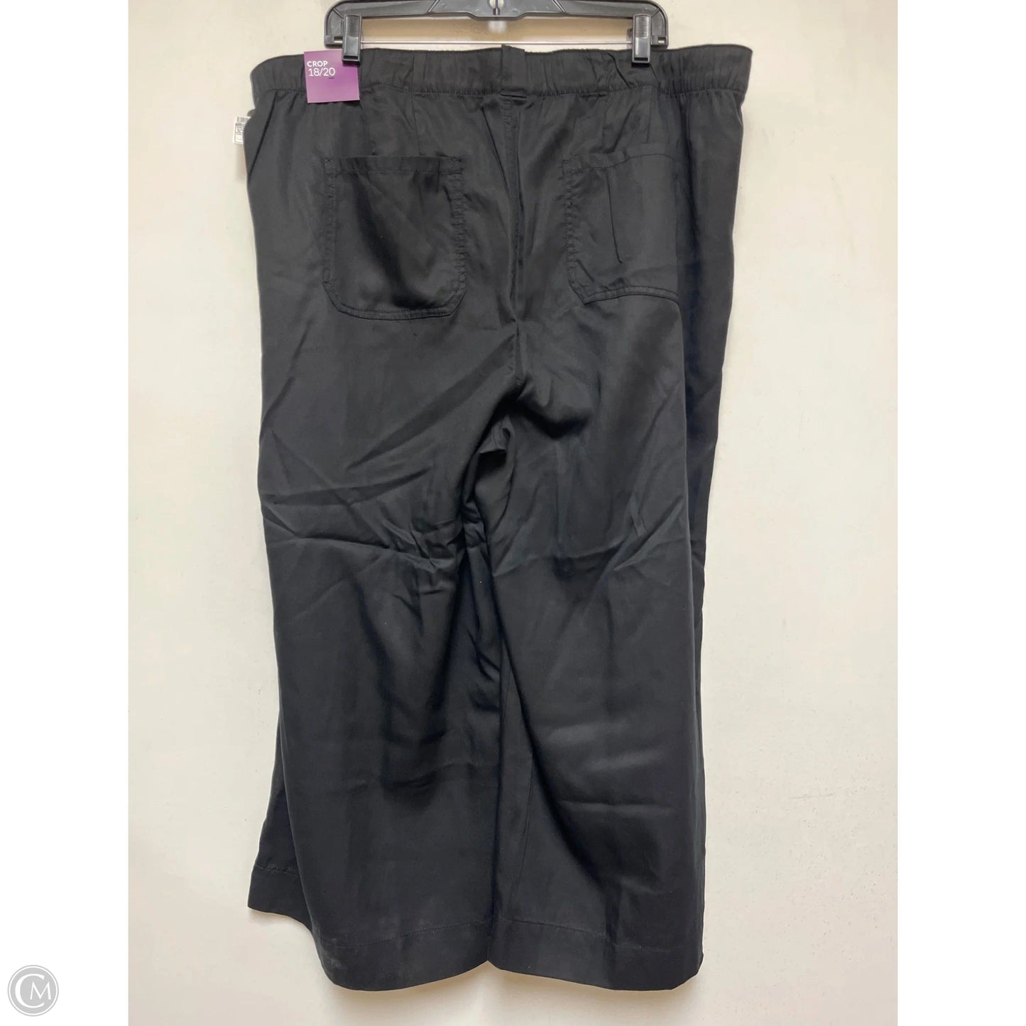 Pants Cropped By Lane Bryant In Black, Size: 18
