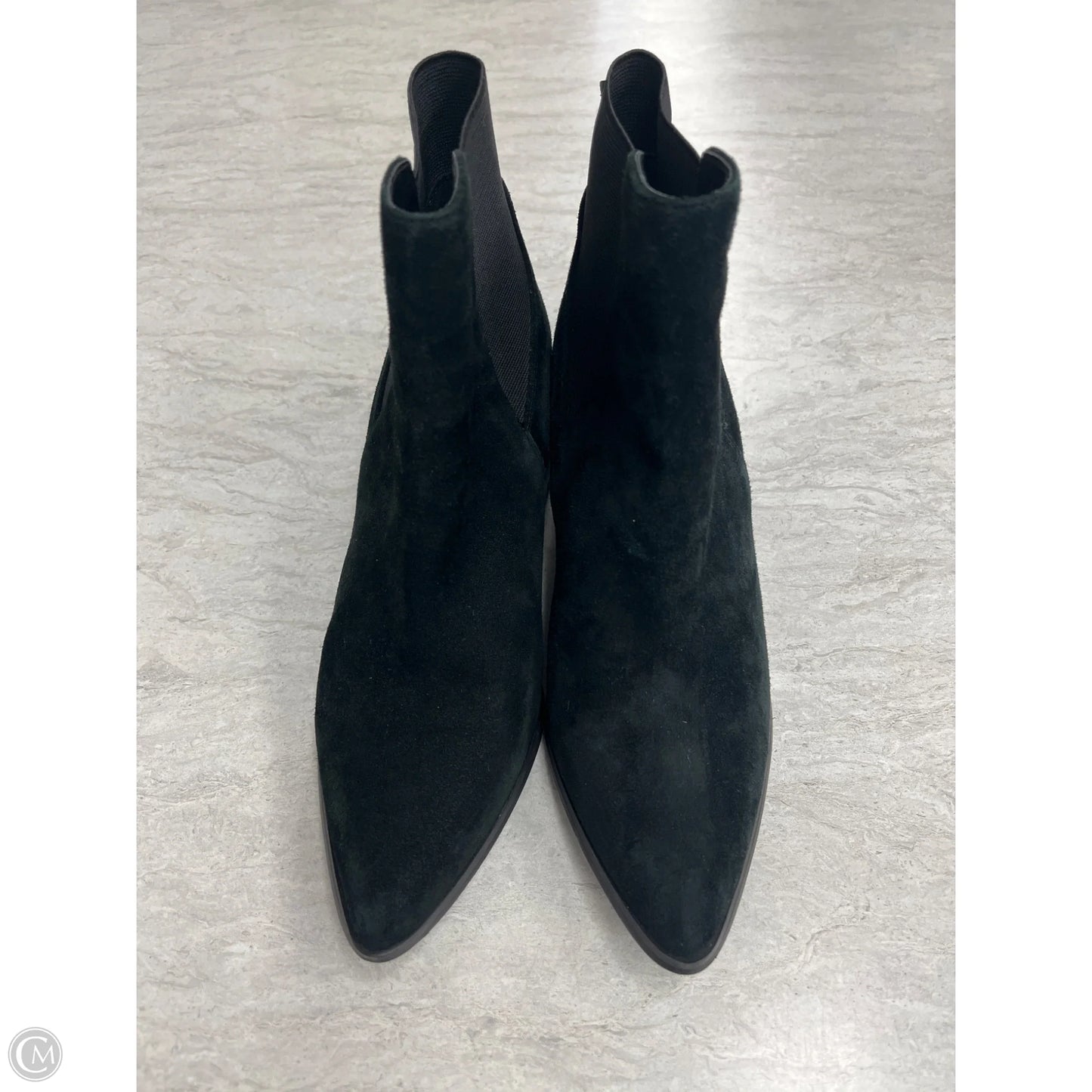 Boots Ankle Heels By Aldo In Black, Size: 7