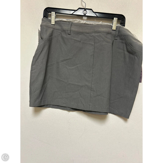 Skirt Mini & Short By Wild Fable In Grey, Size: 12