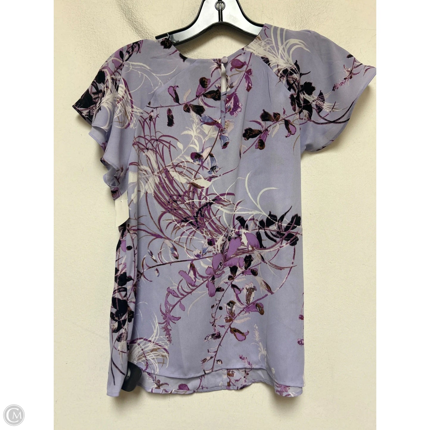 Top Short Sleeve By Worthington In Purple, Size: S