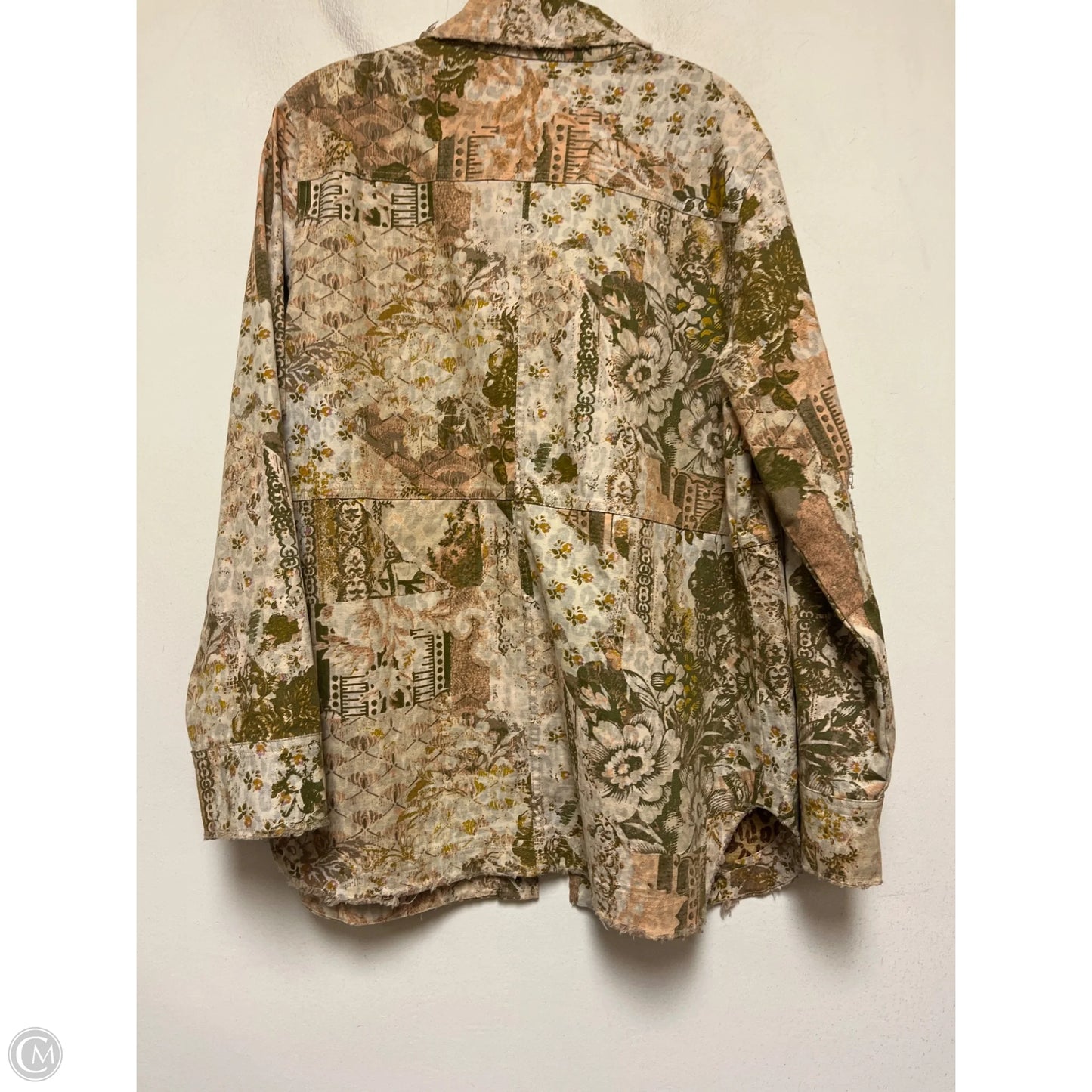 Jacket Denim By Pilcro In Multi-colored, Size: L