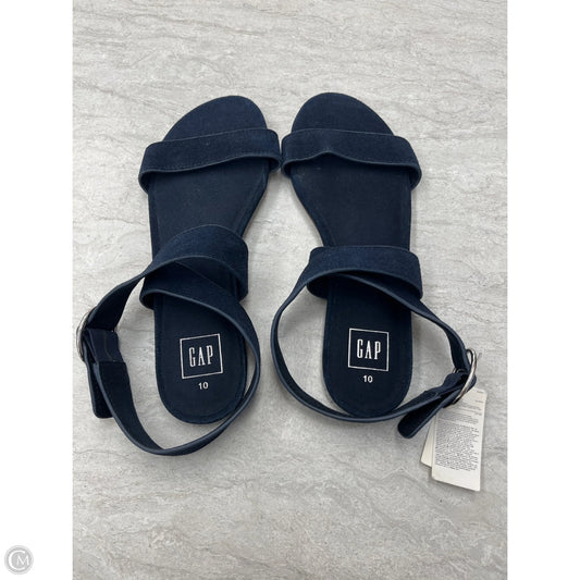 Sandals Flats By Gap In Blue, Size: 10