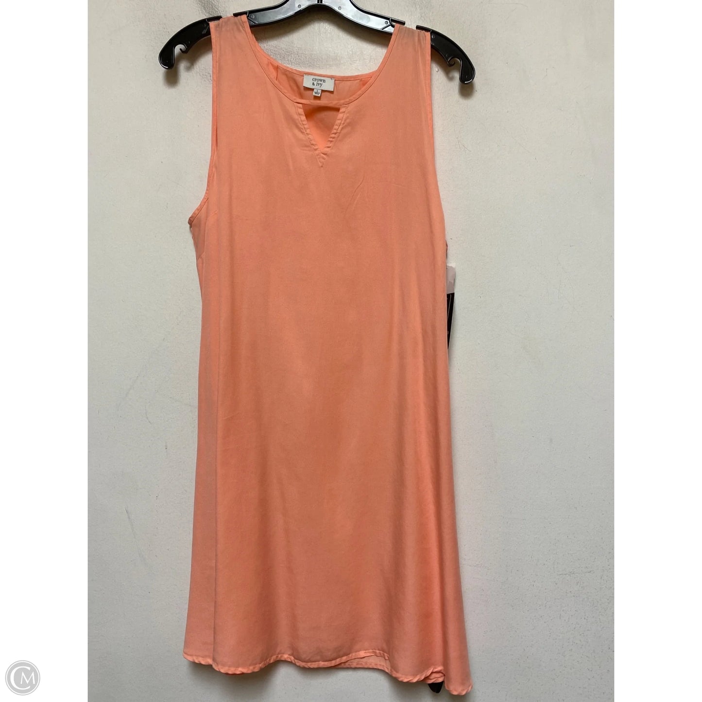 Dress Casual Short By Crown And Ivy In Peach, Size: L