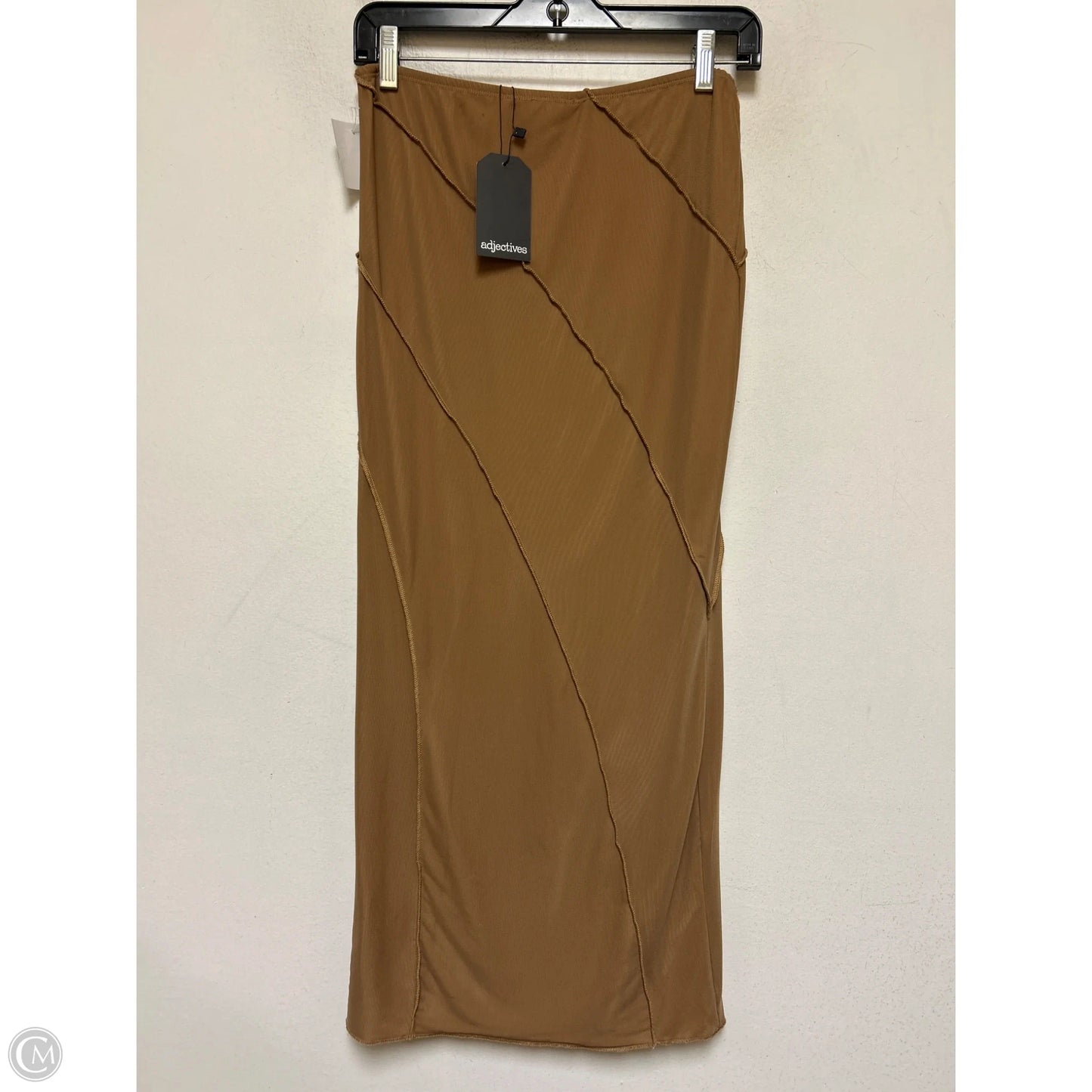 Skirt Maxi By Clothes Mentor In Tan, Size: 8
