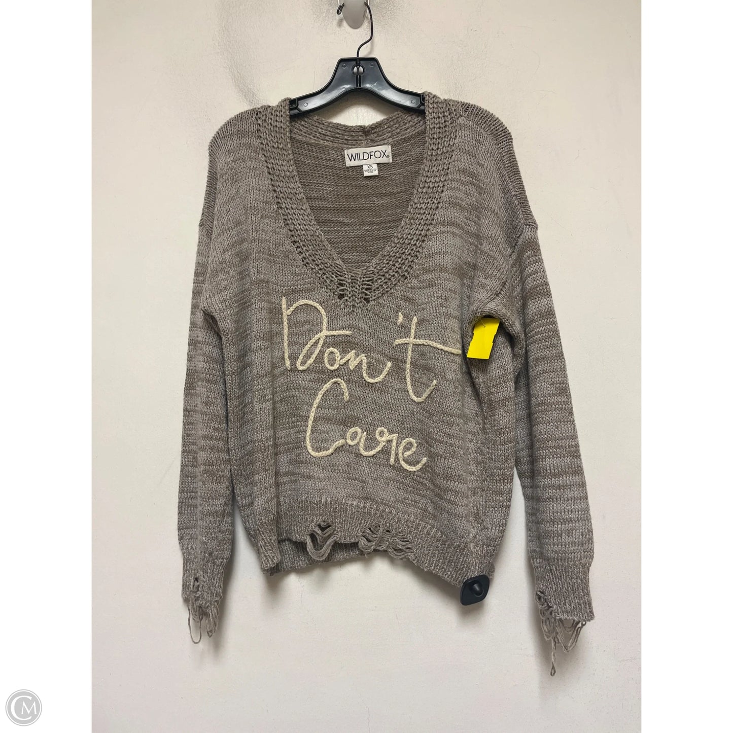 Sweater By Wildfox In Tan, Size: Xs