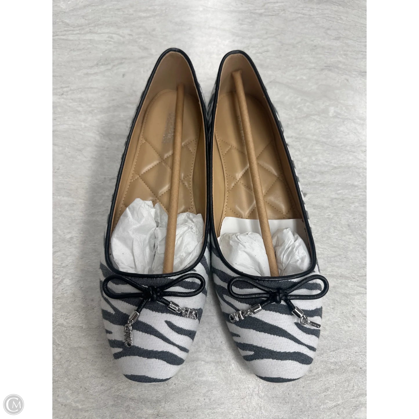 Shoes Flats By Michael By Michael Kors In Zebra Print, Size: 6.5