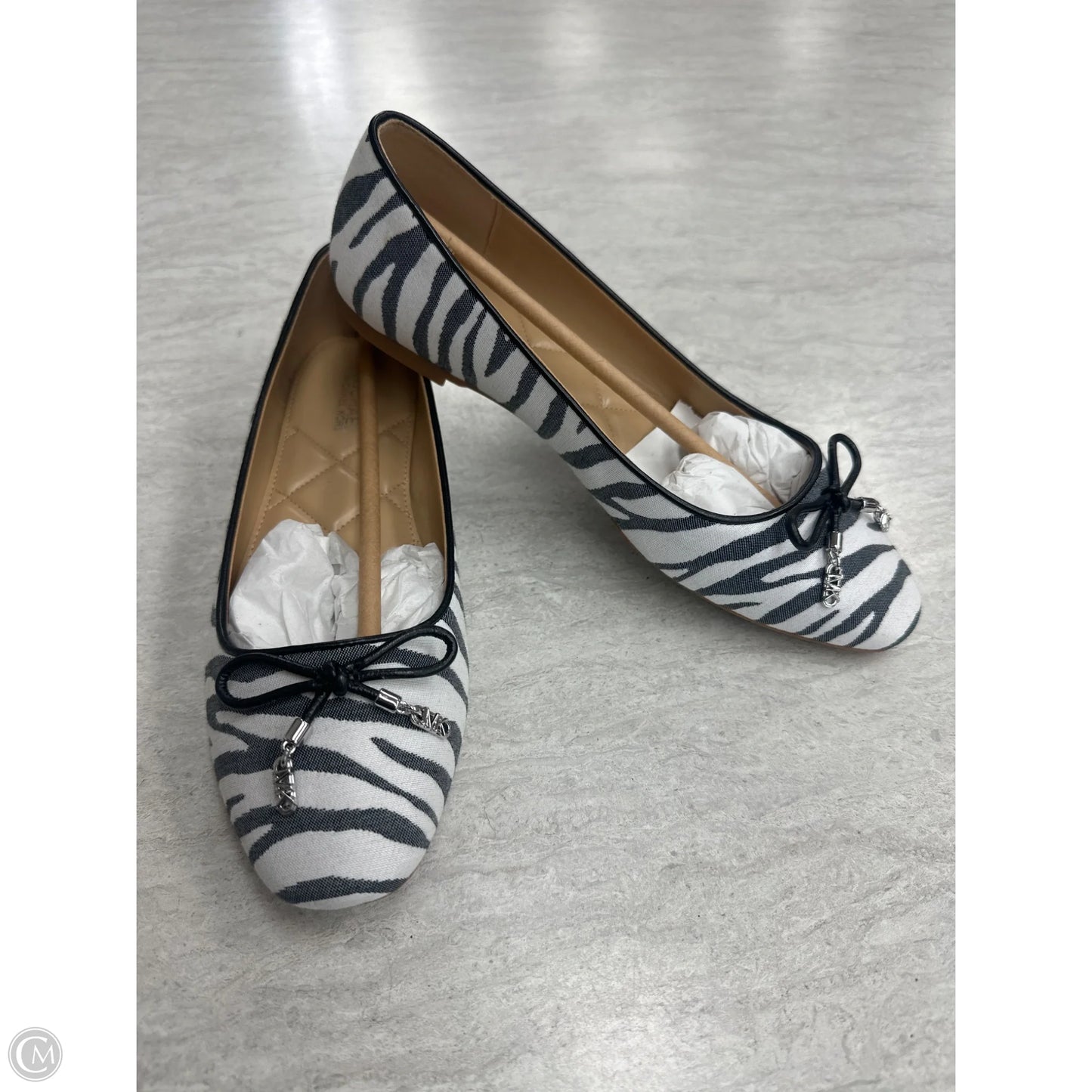 Shoes Flats By Michael By Michael Kors In Zebra Print, Size: 6.5