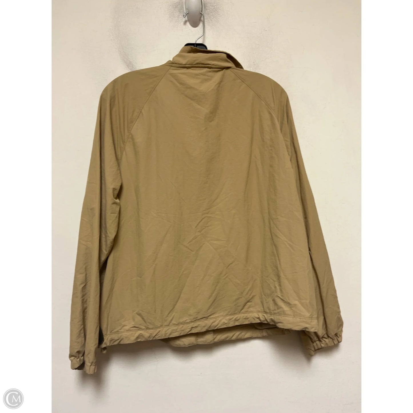 Jacket Windbreaker By Lou And Grey In Tan, Size: M