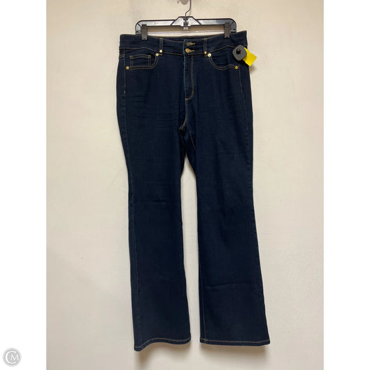 Jeans Designer By Michael Kors In Blue Denim, Size: 14