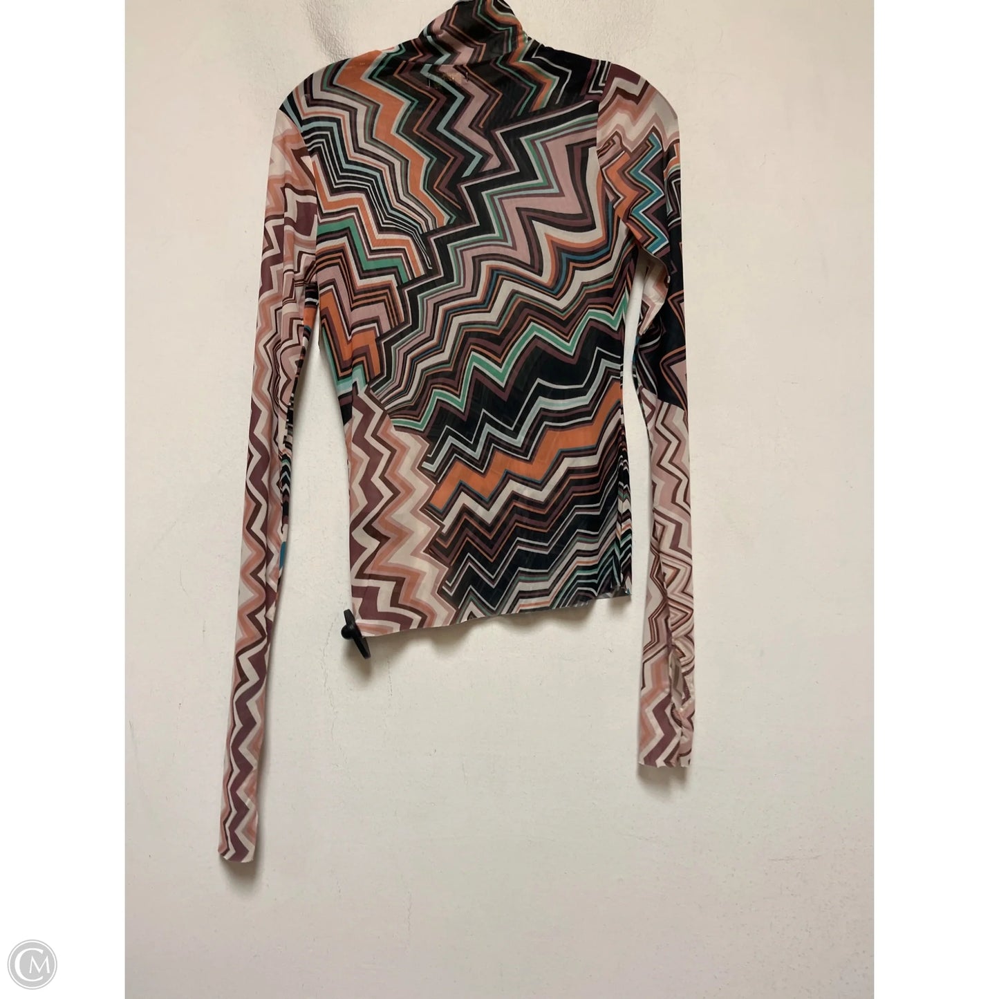 Top Long Sleeve By Afrm In Multi-colored, Size: S
