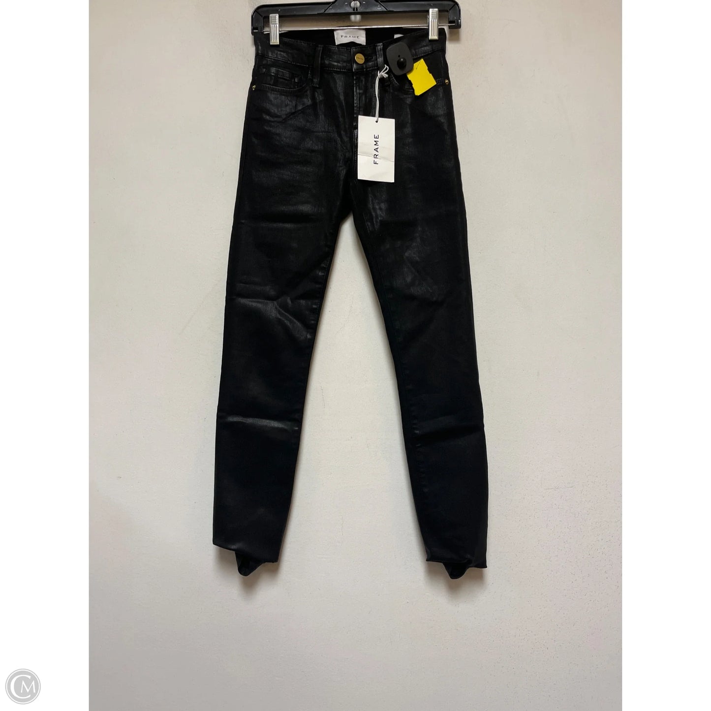 Jeans Skinny By Frame In Black, Size: 2