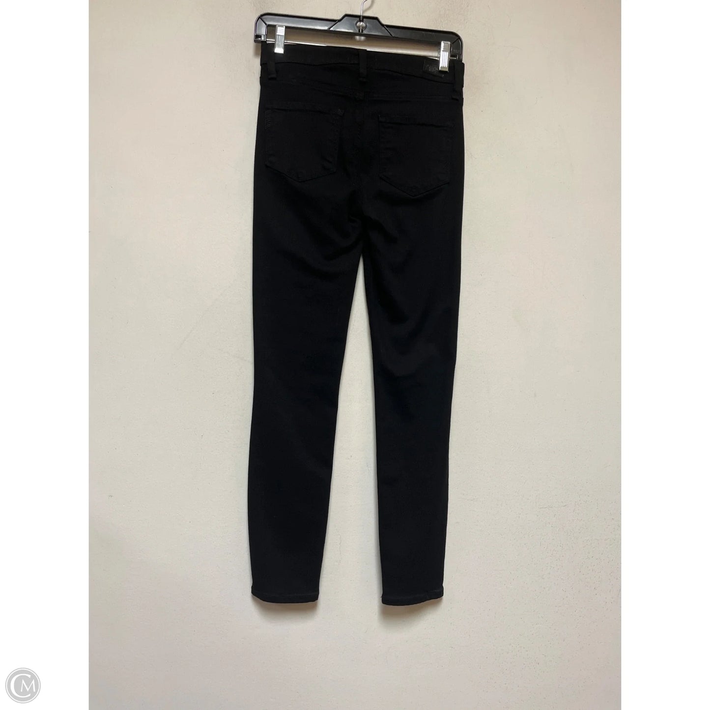 Jeans Skinny By Paige In Black Denim, Size: 2