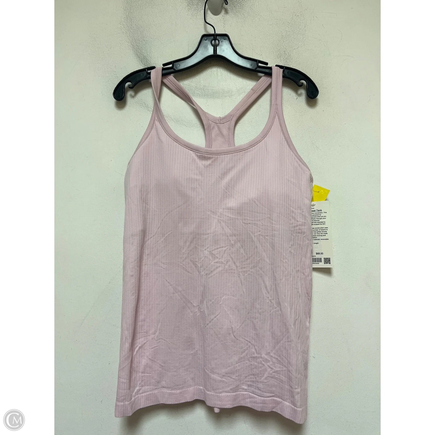 Athletic Tank Top By Lululemon In Pink, Size: 12