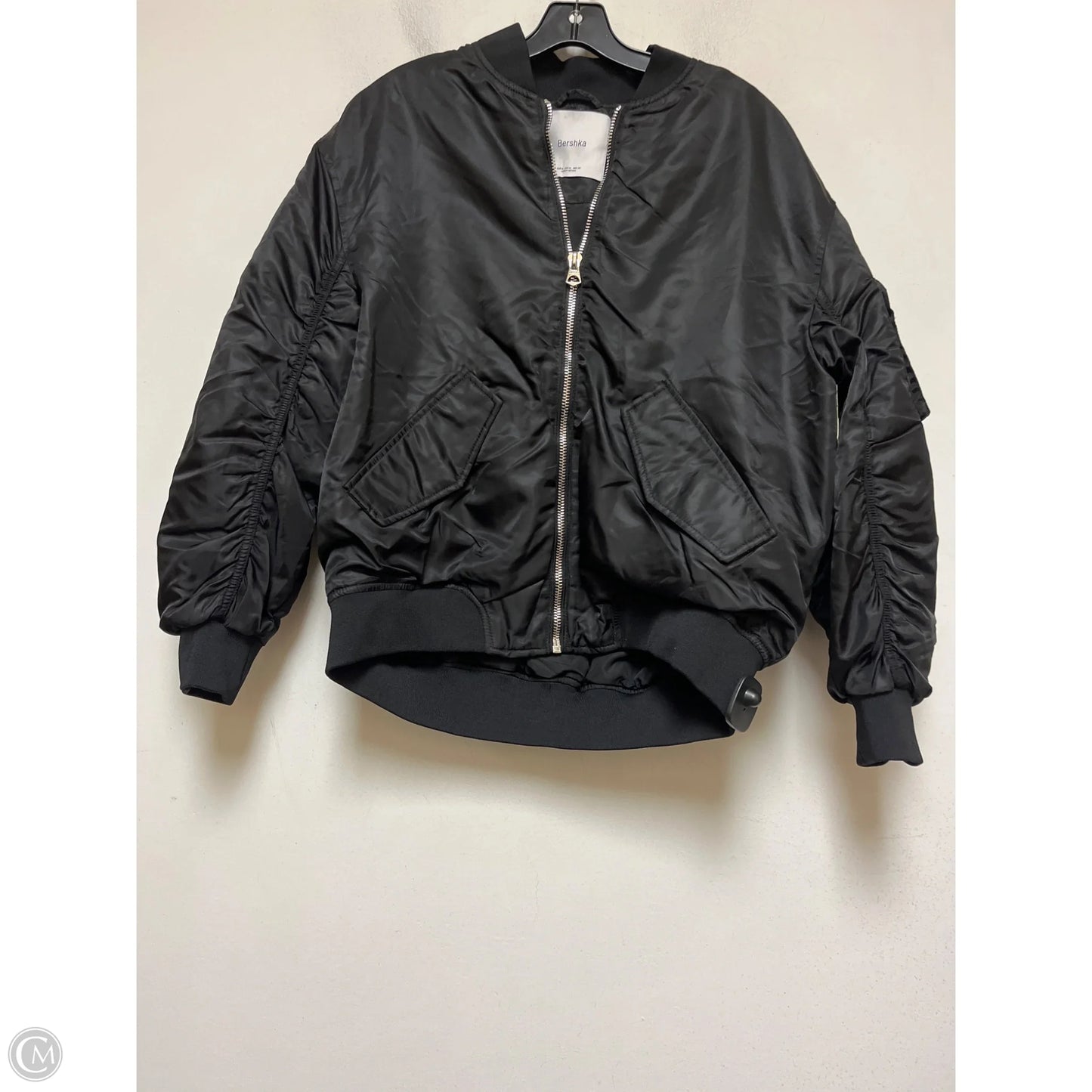 Jacket Puffer & Quilted By Bershka In Black, Size: M
