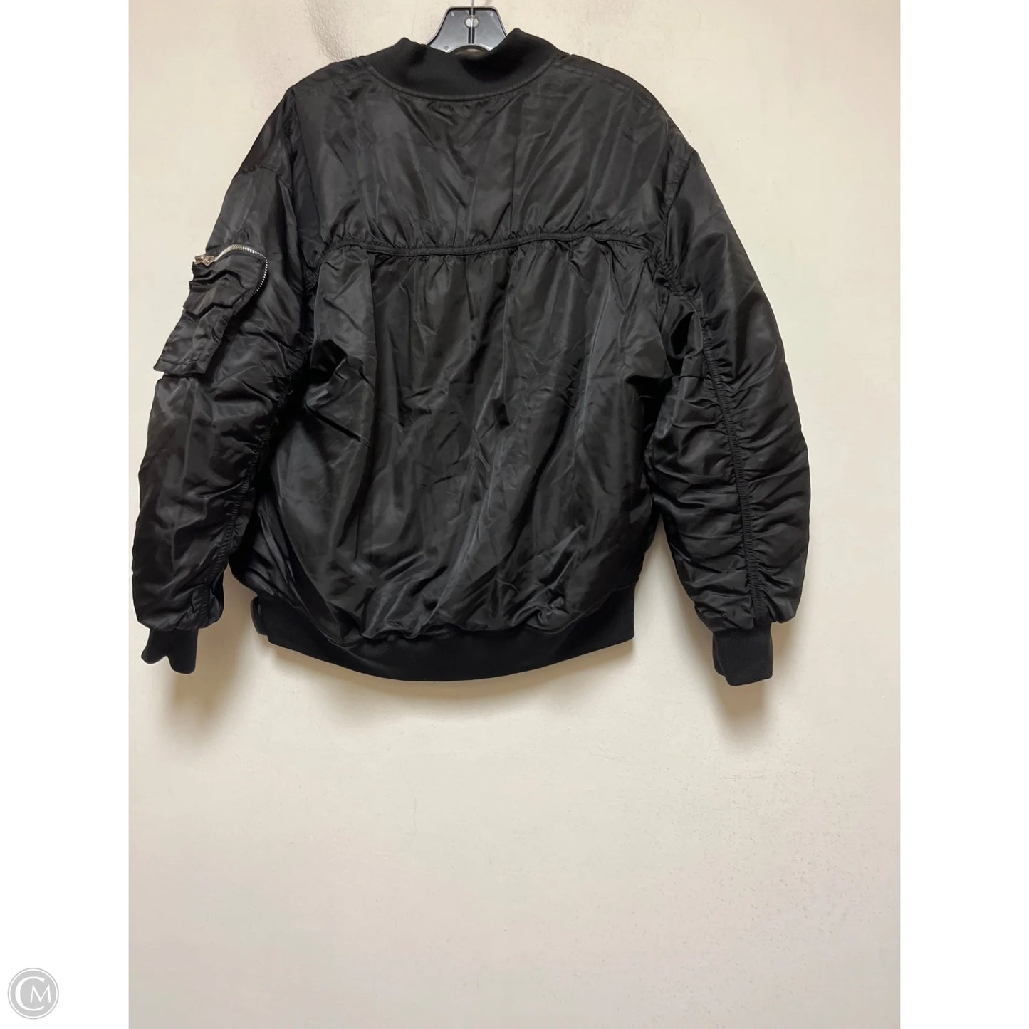 Jacket Puffer & Quilted By Bershka In Black, Size: M
