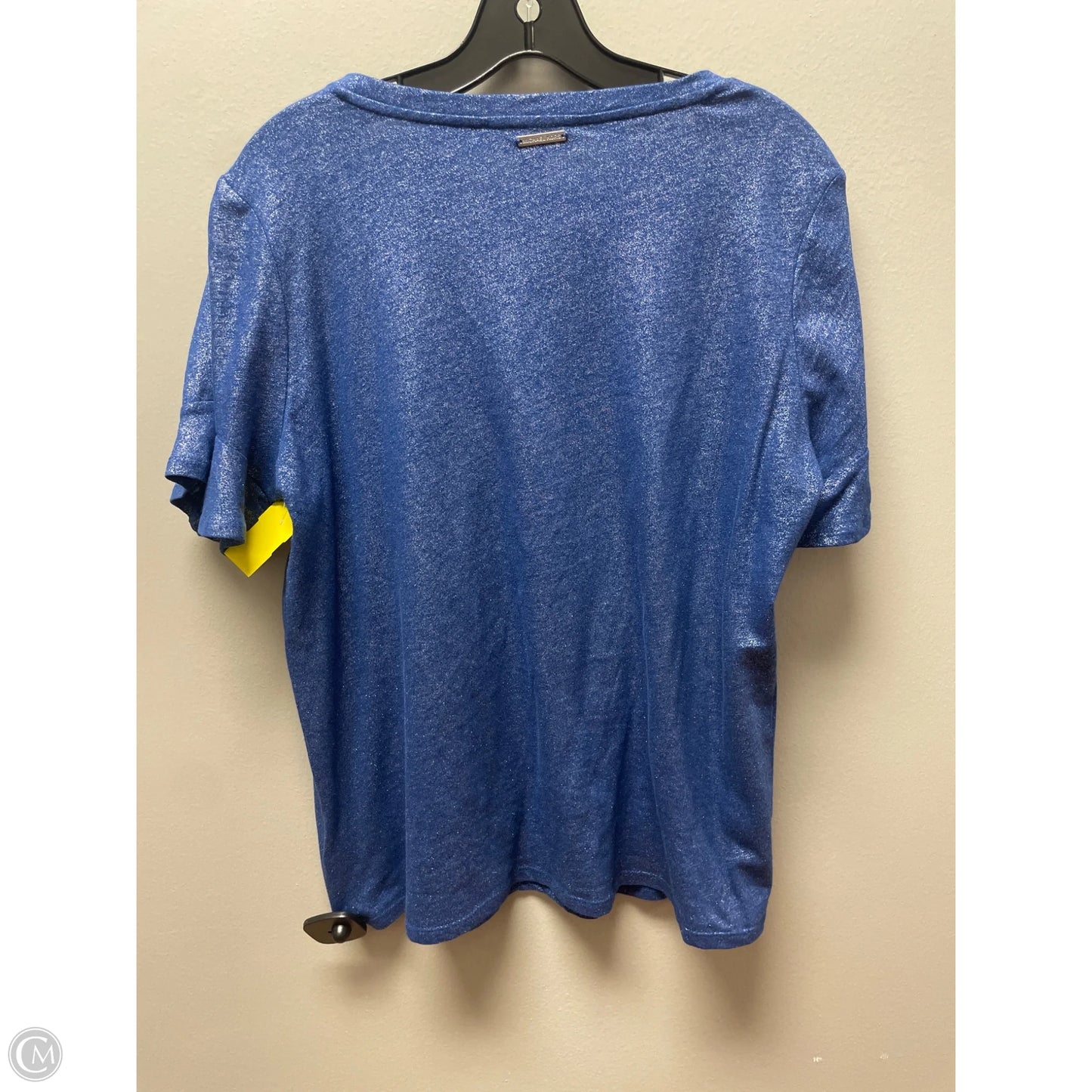 Top Short Sleeve By Michael By Michael Kors In Blue, Size: M