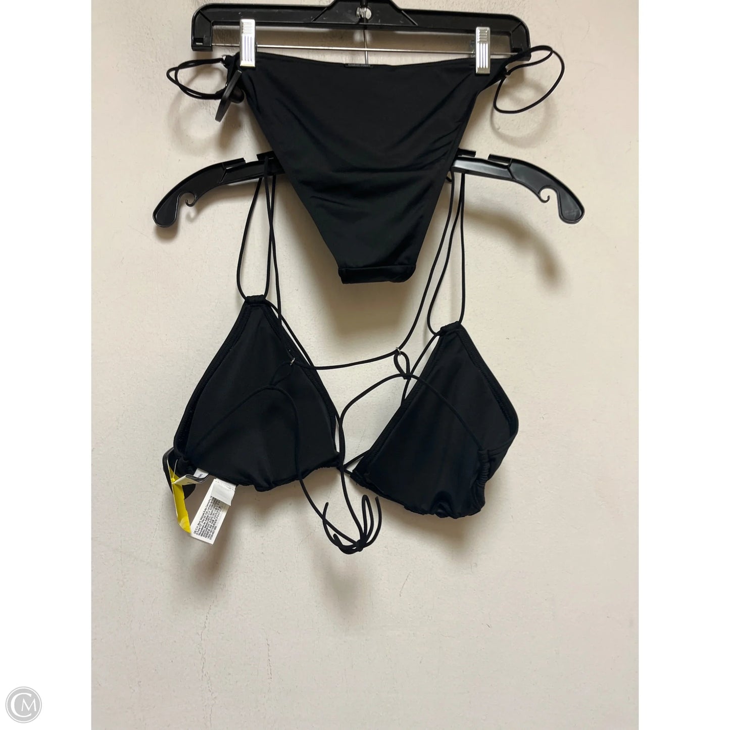 Swimsuit 2pc By Calvin Klein In Black, Size: Xl