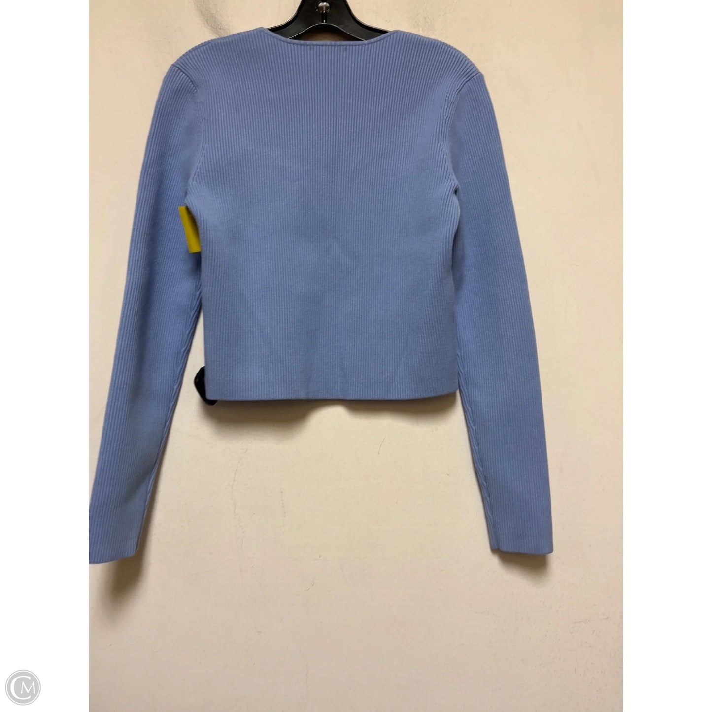 Top Long Sleeve By Open Edit In Blue, Size: L