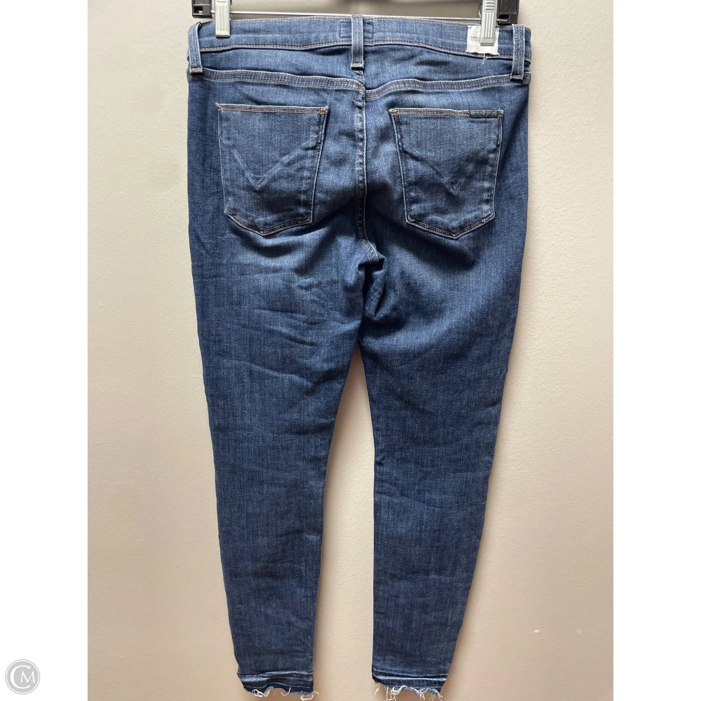 Jeans Cropped By Hudson In Blue Denim, Size: 6