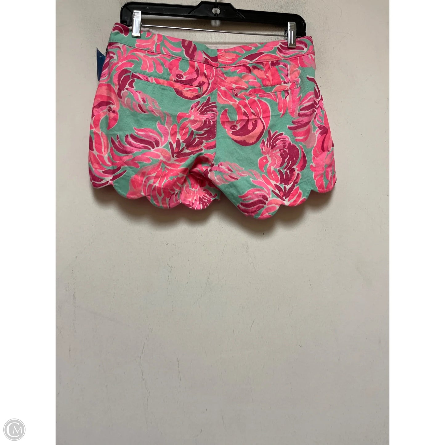 Shorts Designer By Lilly Pulitzer In Green & Pink, Size: 2