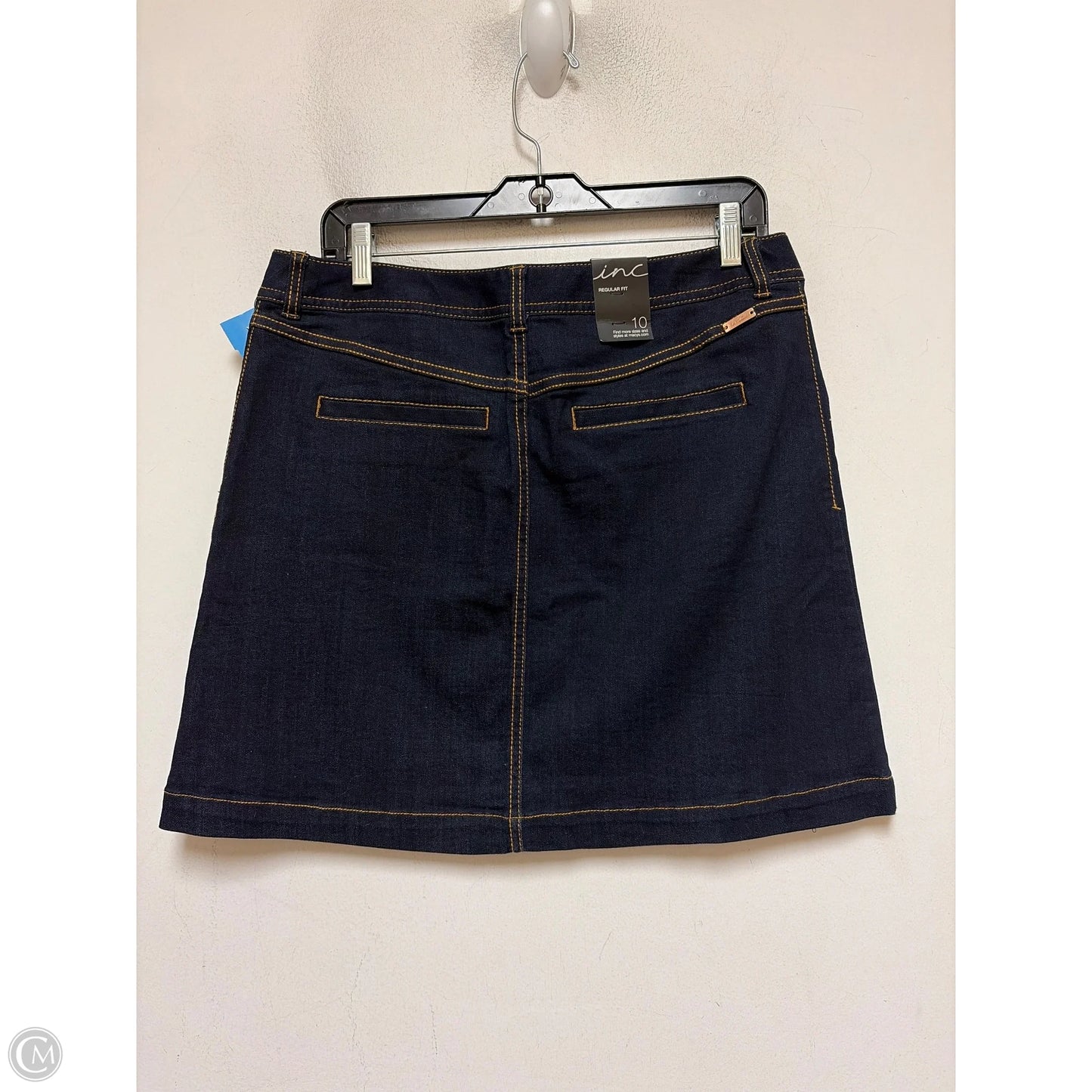 Skirt Mini & Short By Inc In Blue Denim, Size: 10