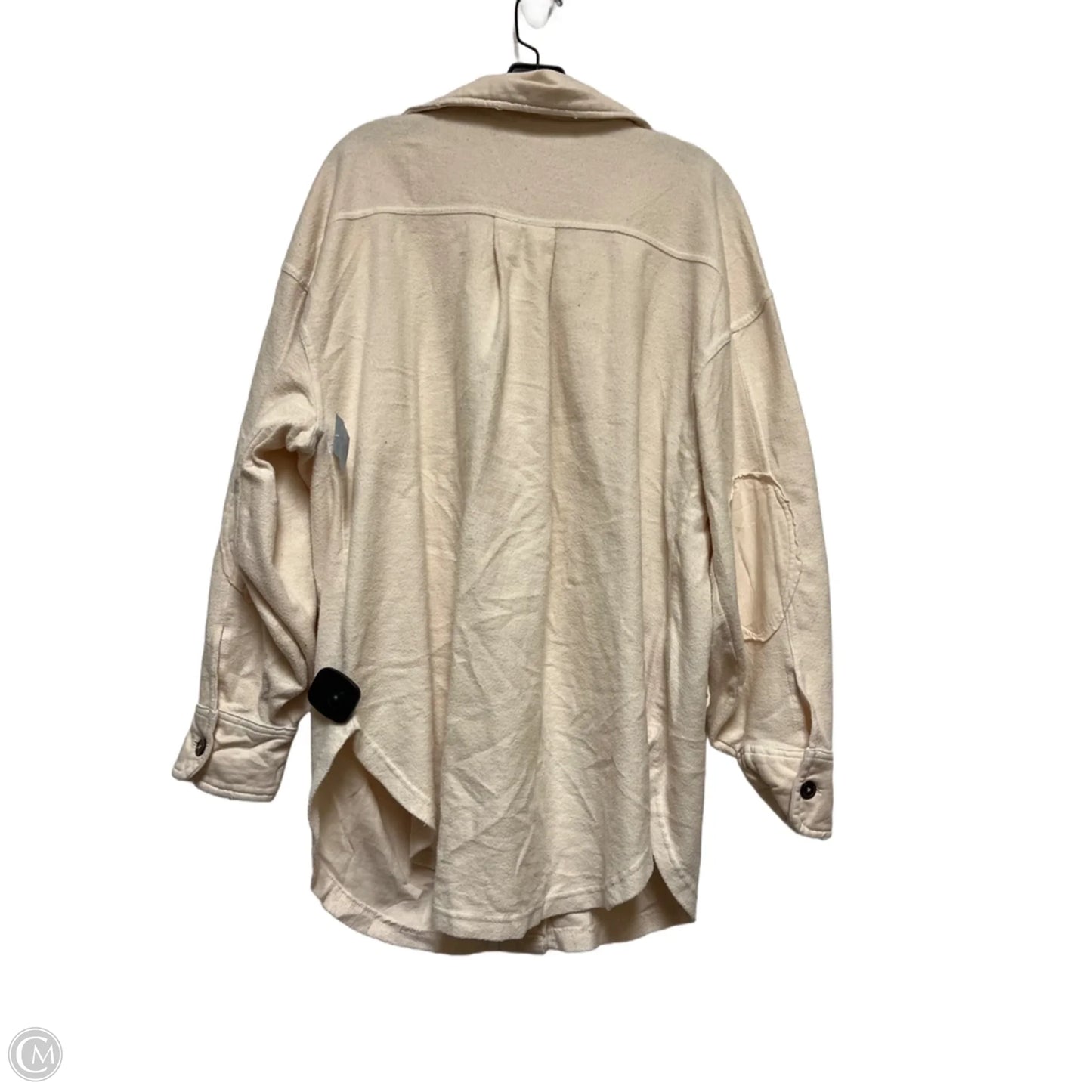 Jacket Shirt By Free People In Cream, Size: S