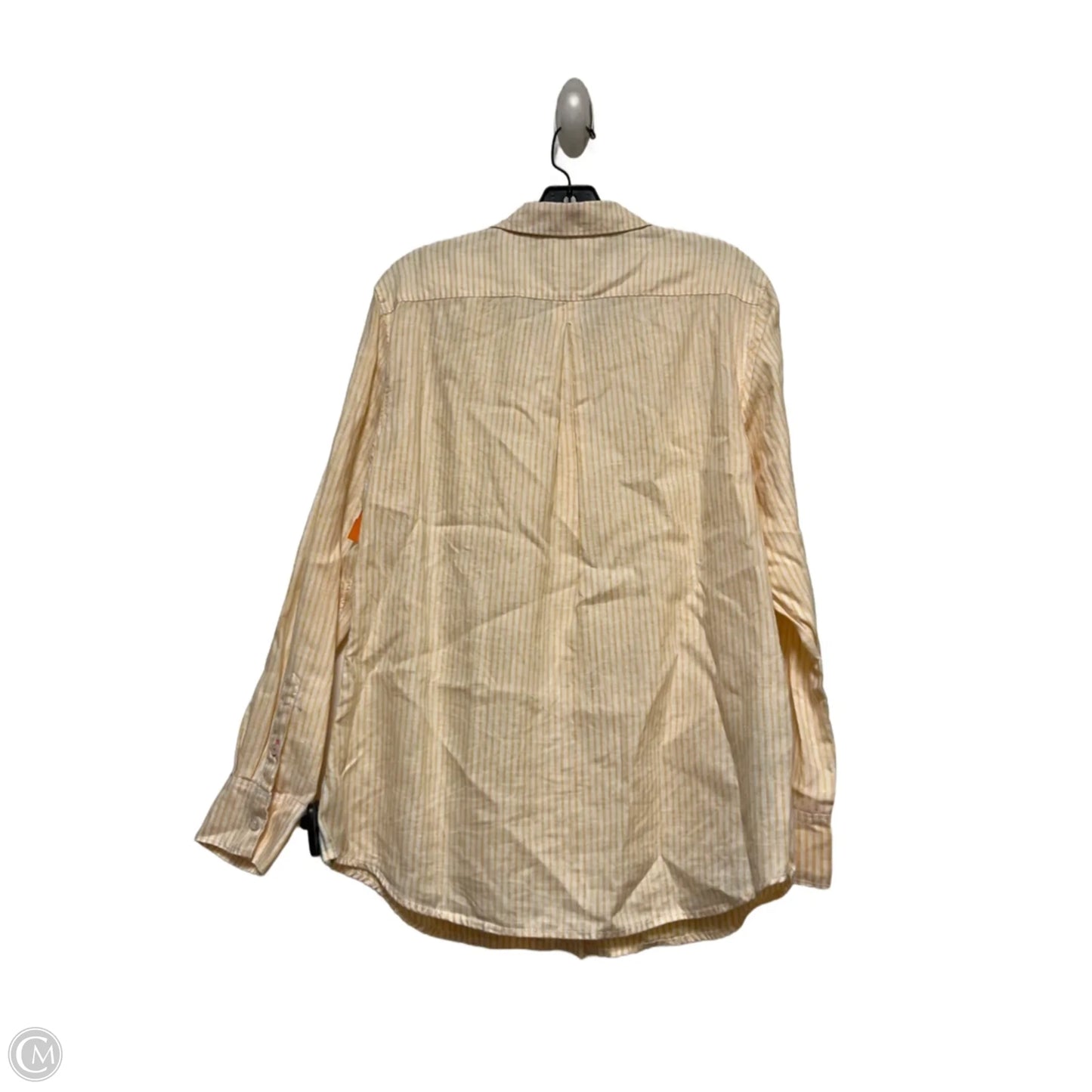 Top Long Sleeve By Tommy Bahama In Striped Pattern, Size: M