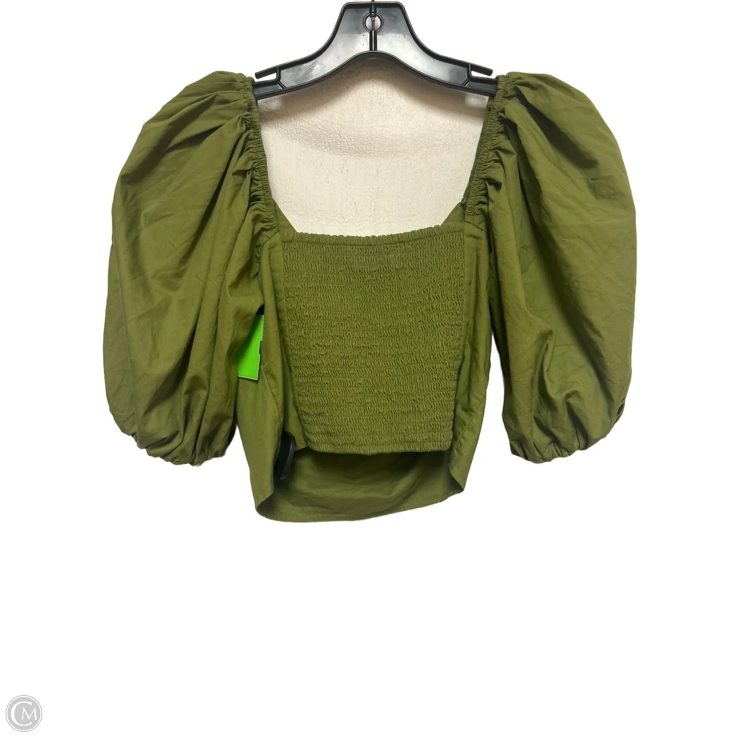 Top Short Sleeve By Abercrombie And Fitch In Green, Size: Xs