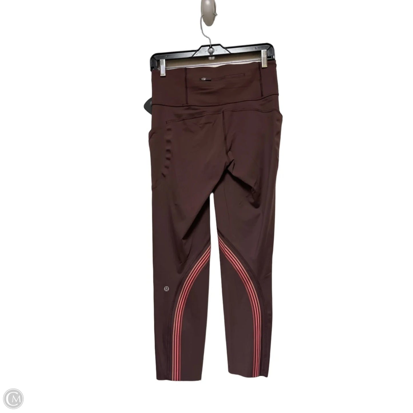Athletic Leggings Capris By Lululemon In Brown, Size: 8