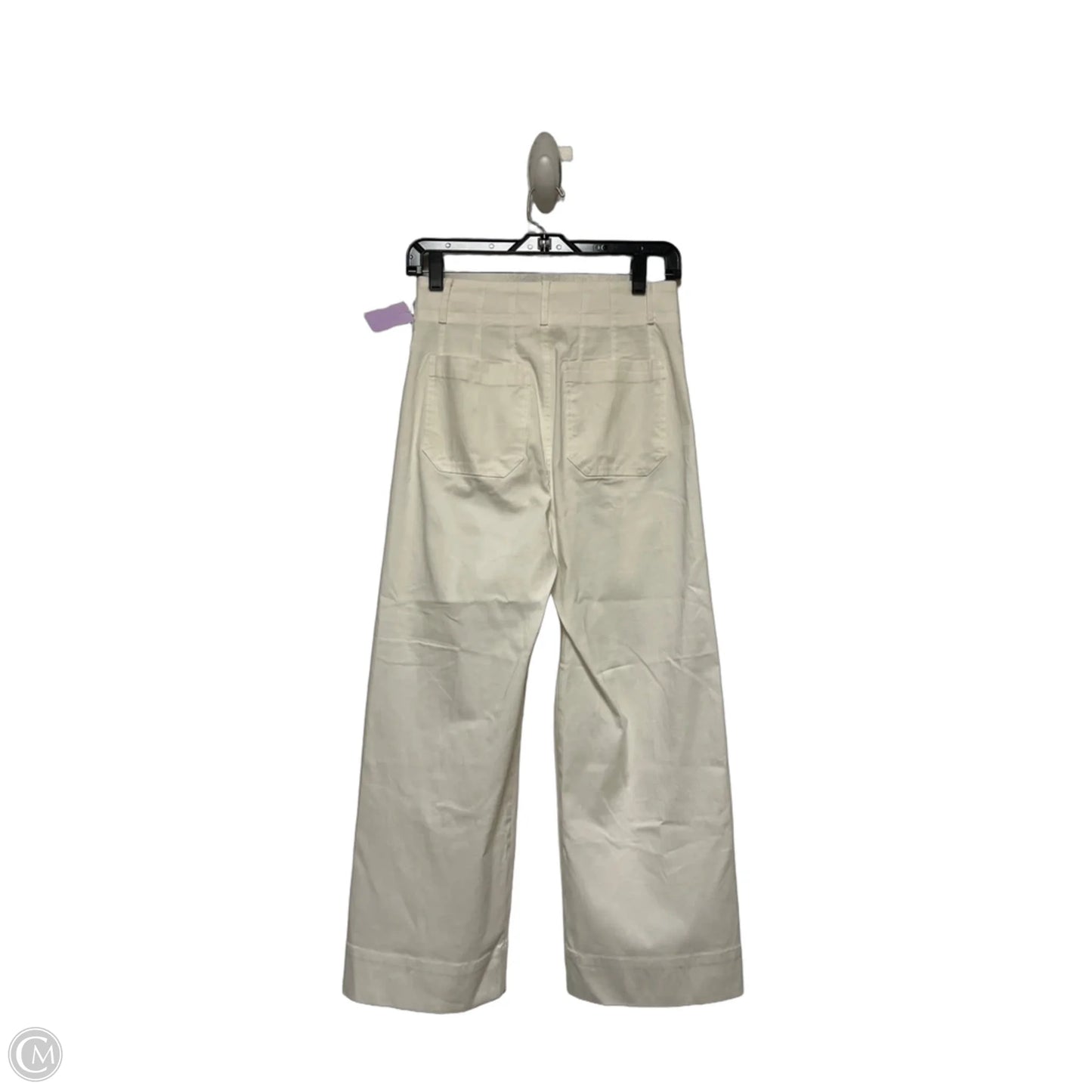 Pants Cropped By Hem & Thread In White, Size: 4