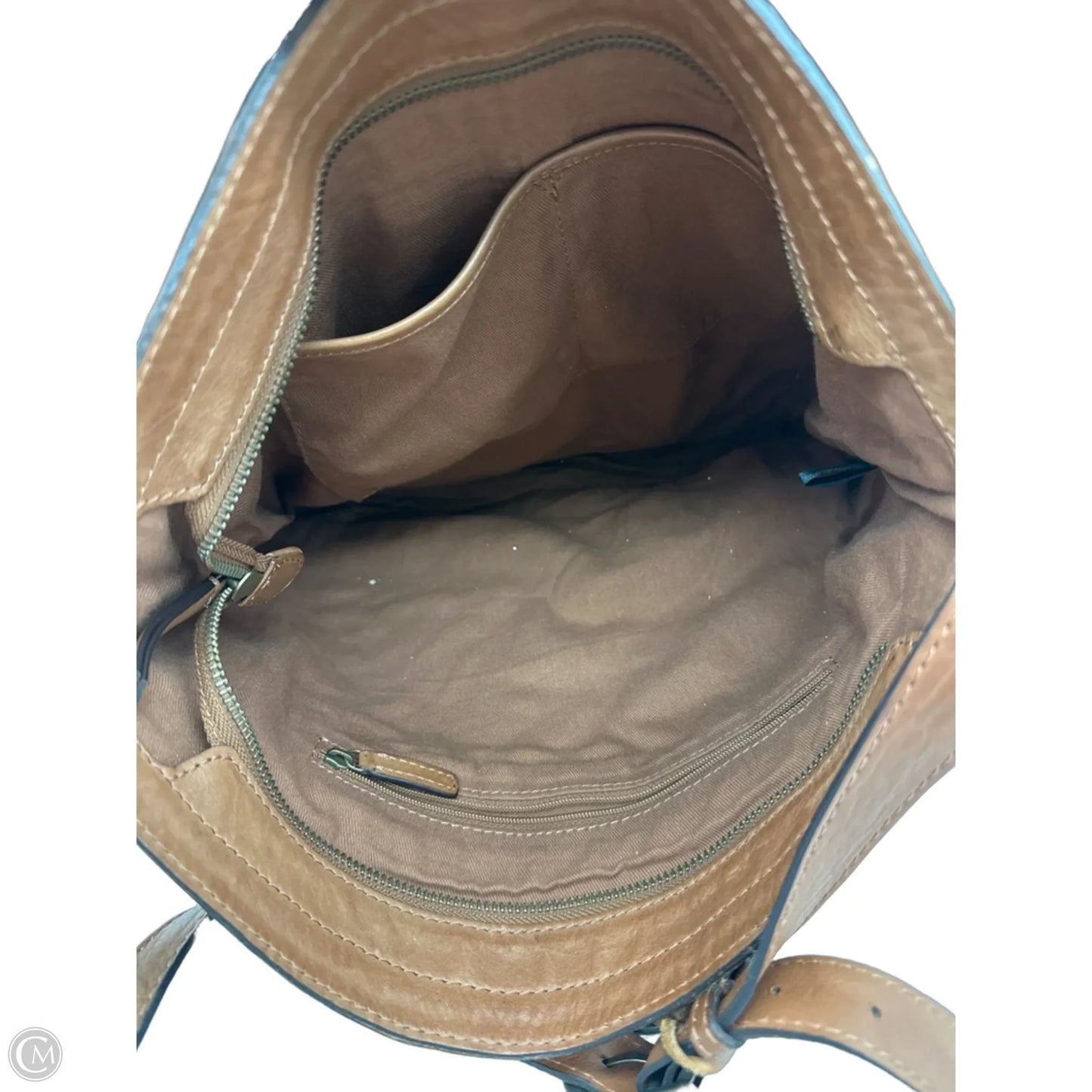Handbag Leather By Clothes Mentor, Size: Medium