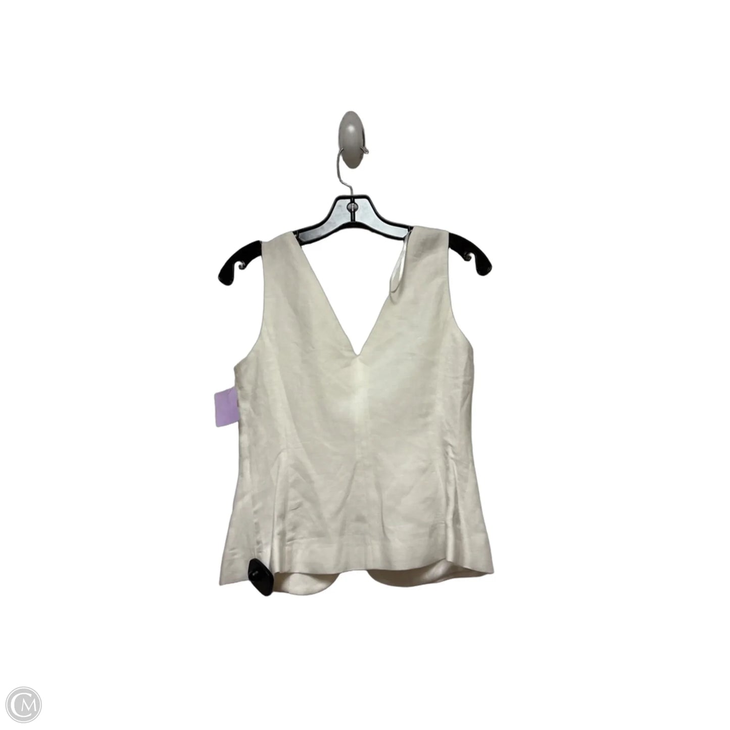 Top Sleeveless By H&m In White, Size: Xs