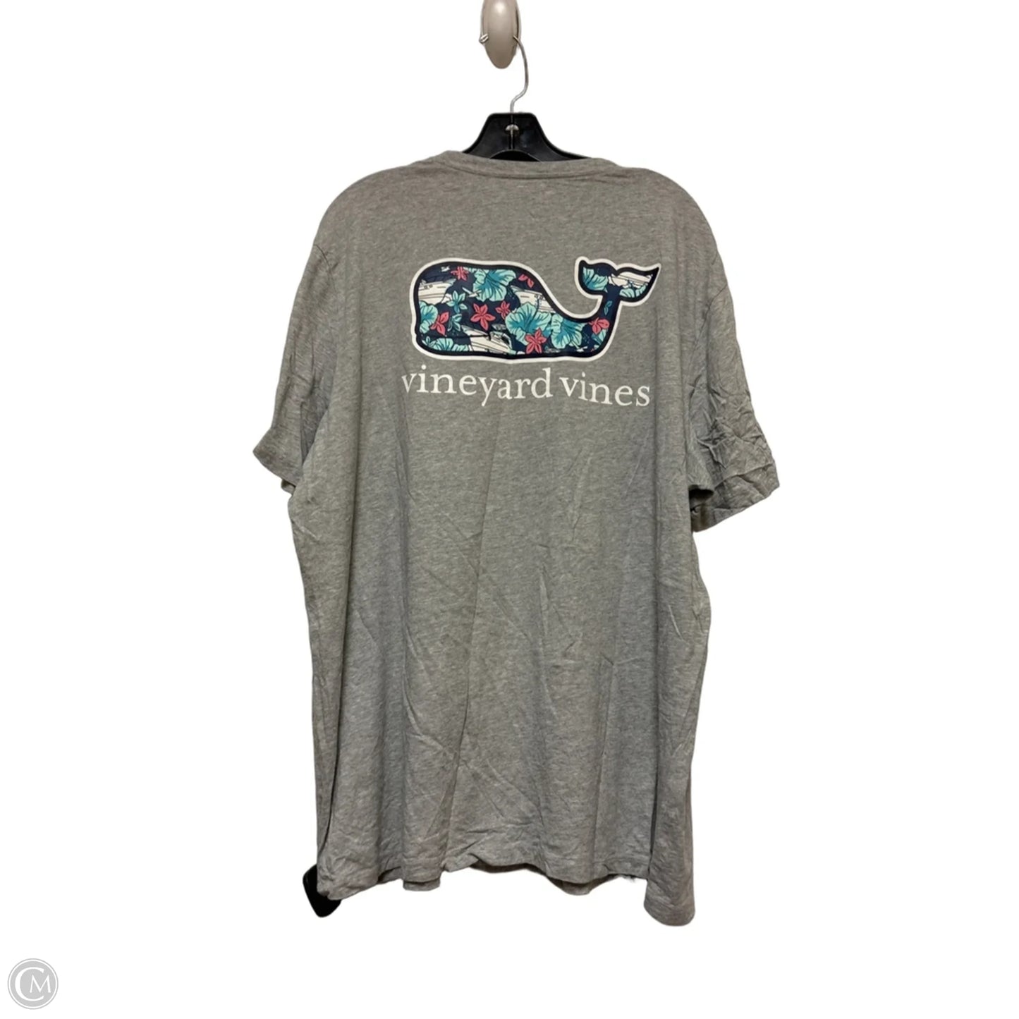 Top Short Sleeve Basic By Vineyard Vines In Grey, Size: Xl
