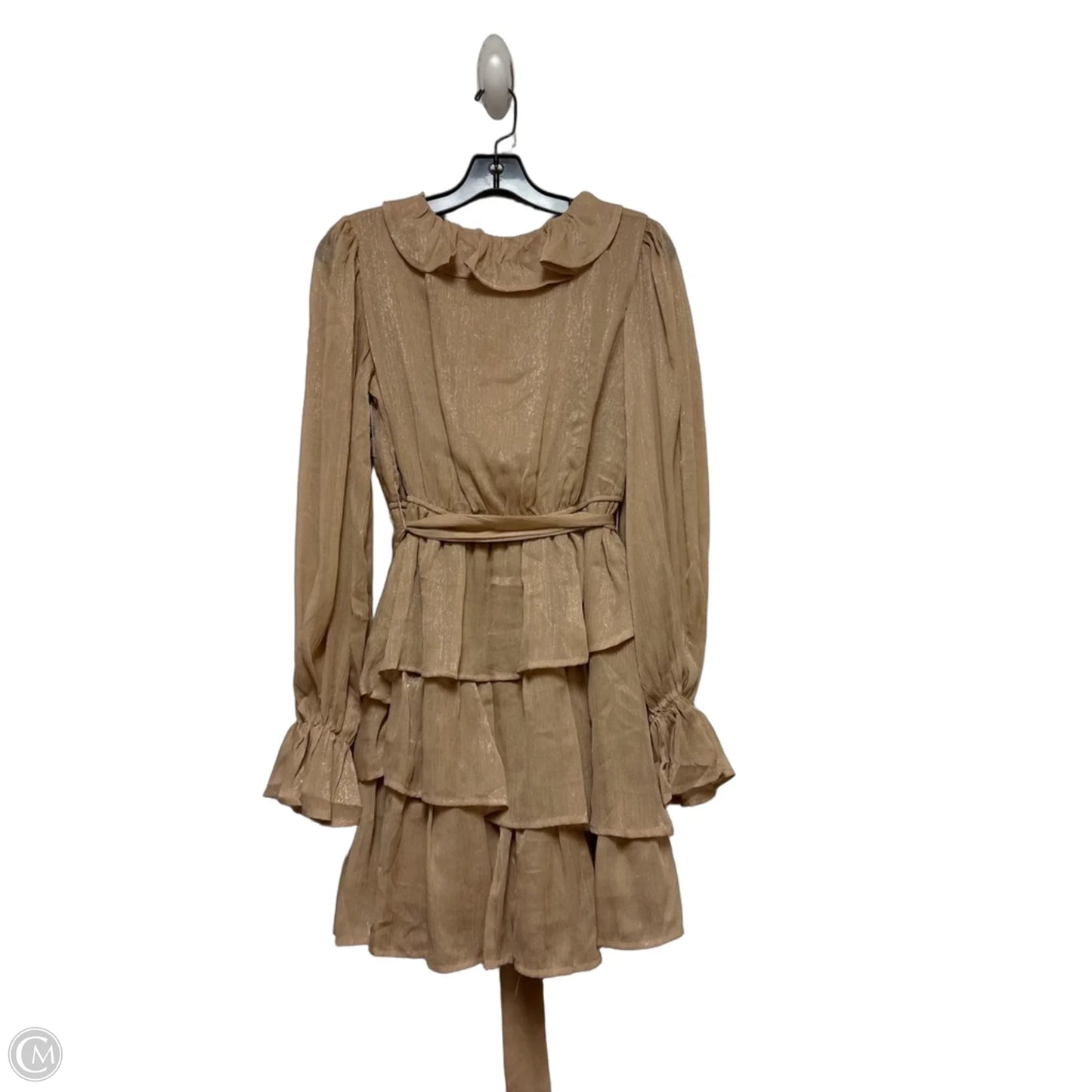 Dress Casual Short By By The River In Tan, Size: S