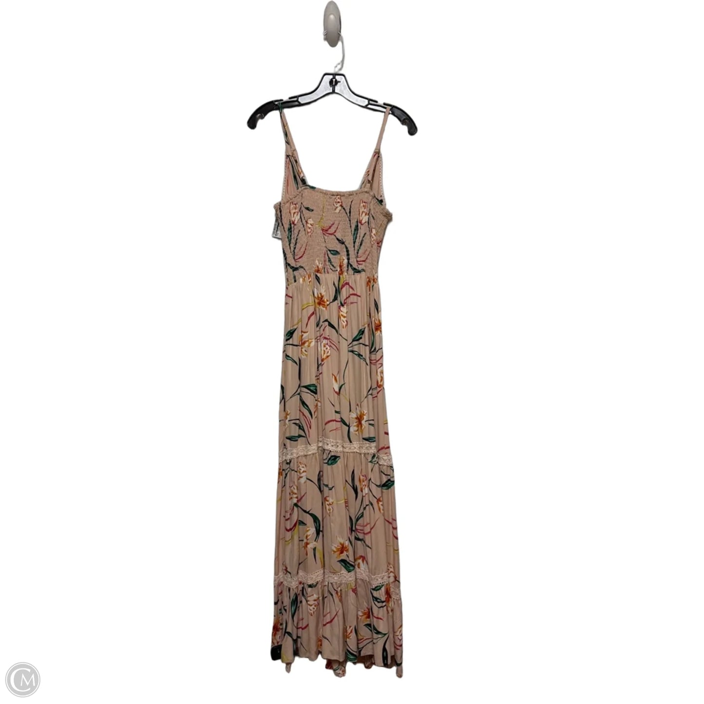 Dress Casual Maxi By Angie In Floral Print, Size: L